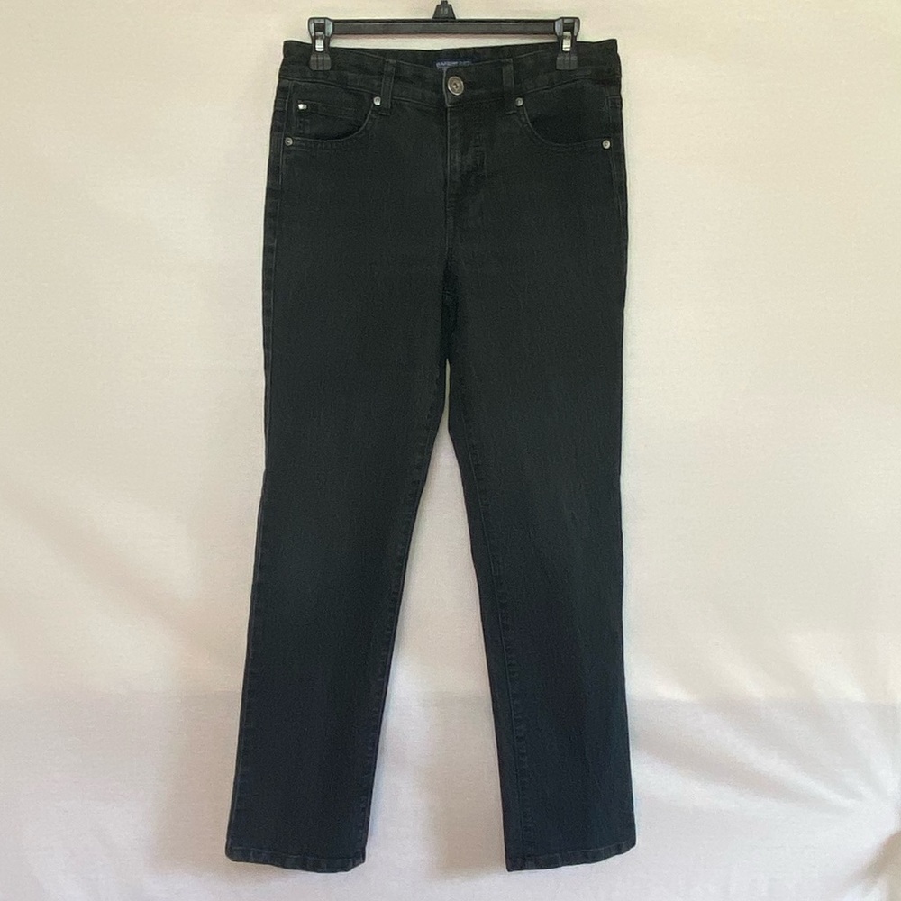 EE-33 Bandolino Mandie Black Denim Blue Jeans Size 6P‎